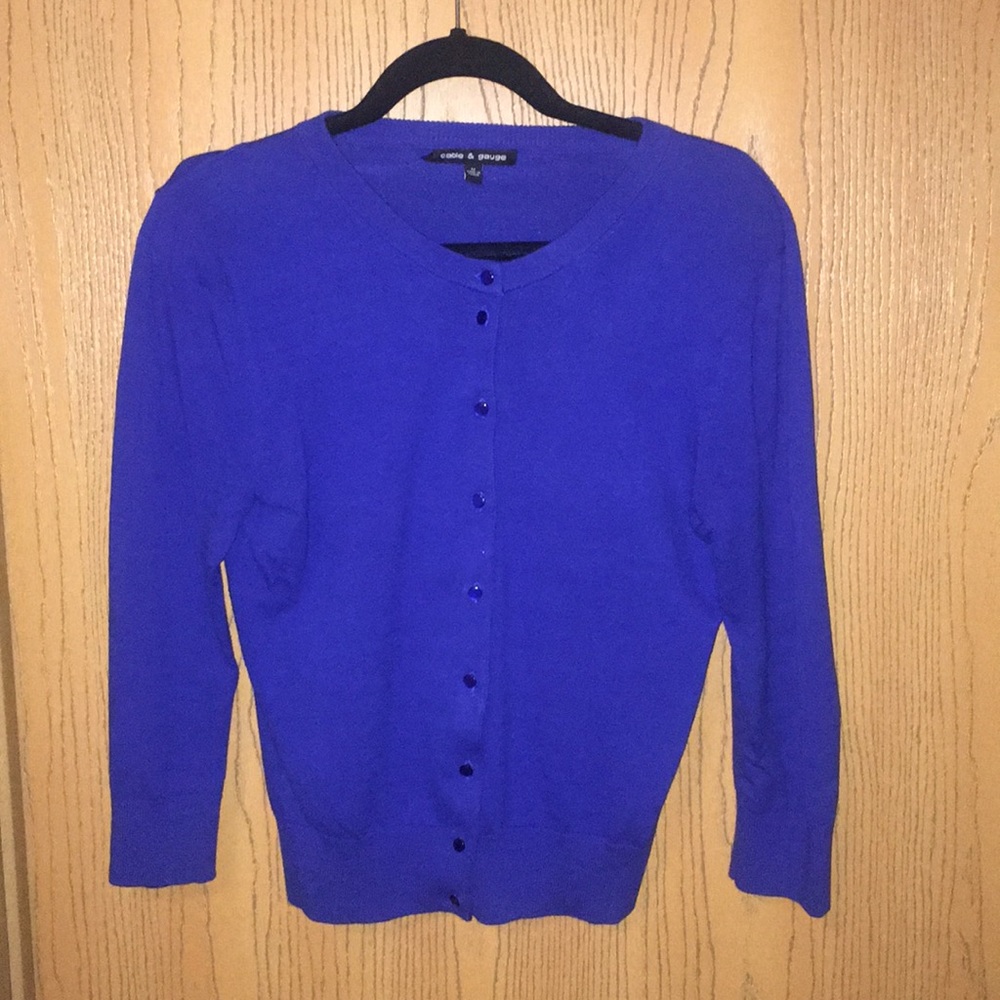 Cable & Gauge Blue Sweater